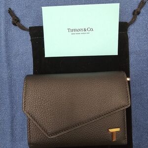 Tiffany & Co. Black Leather Wallet